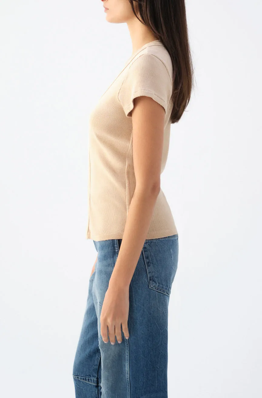 Amour Rib Tee sold by AMO product image thumbnail 3