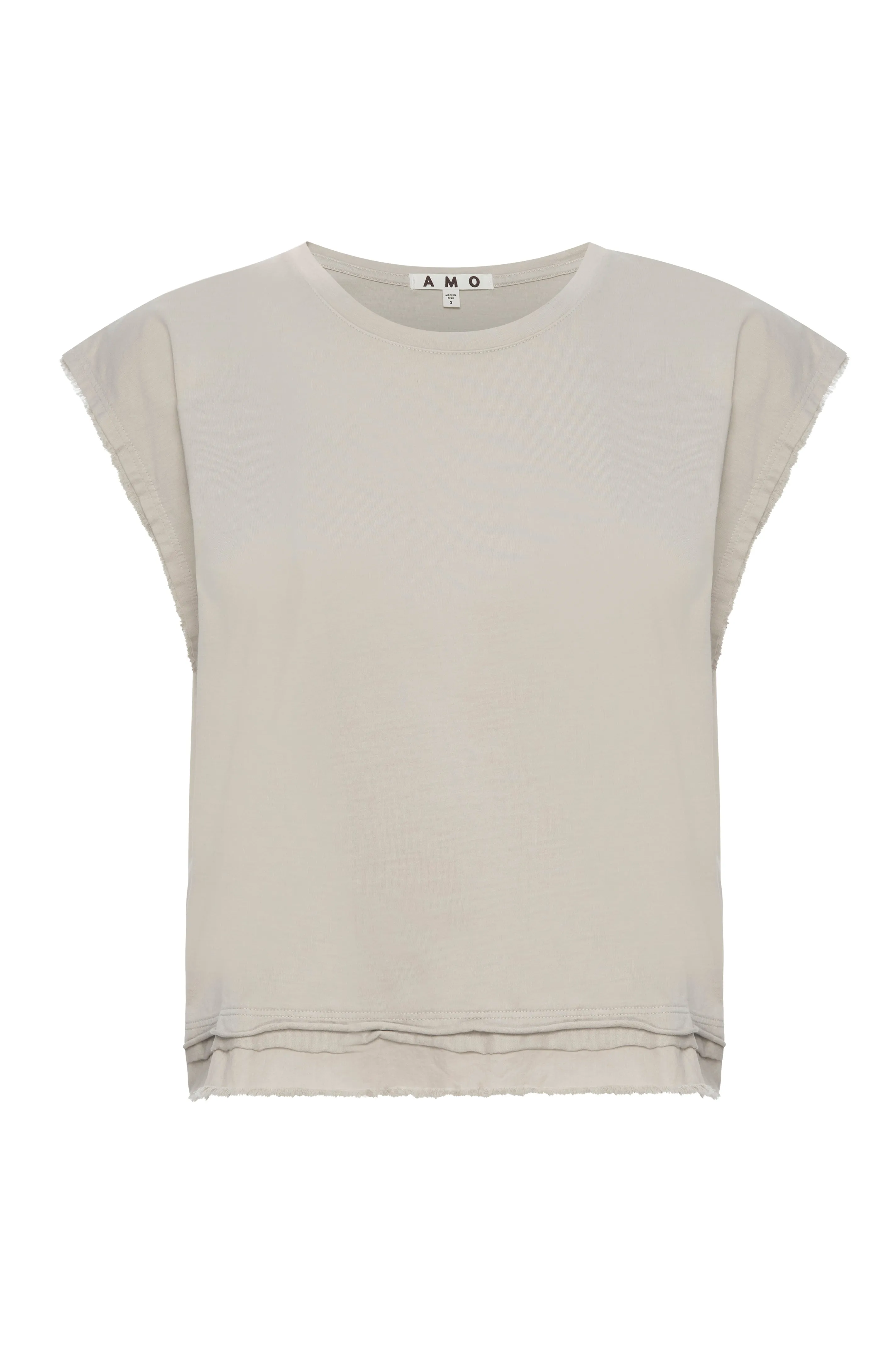 Feather Pima Muscle Tank sold by AMO product image thumbnail 2