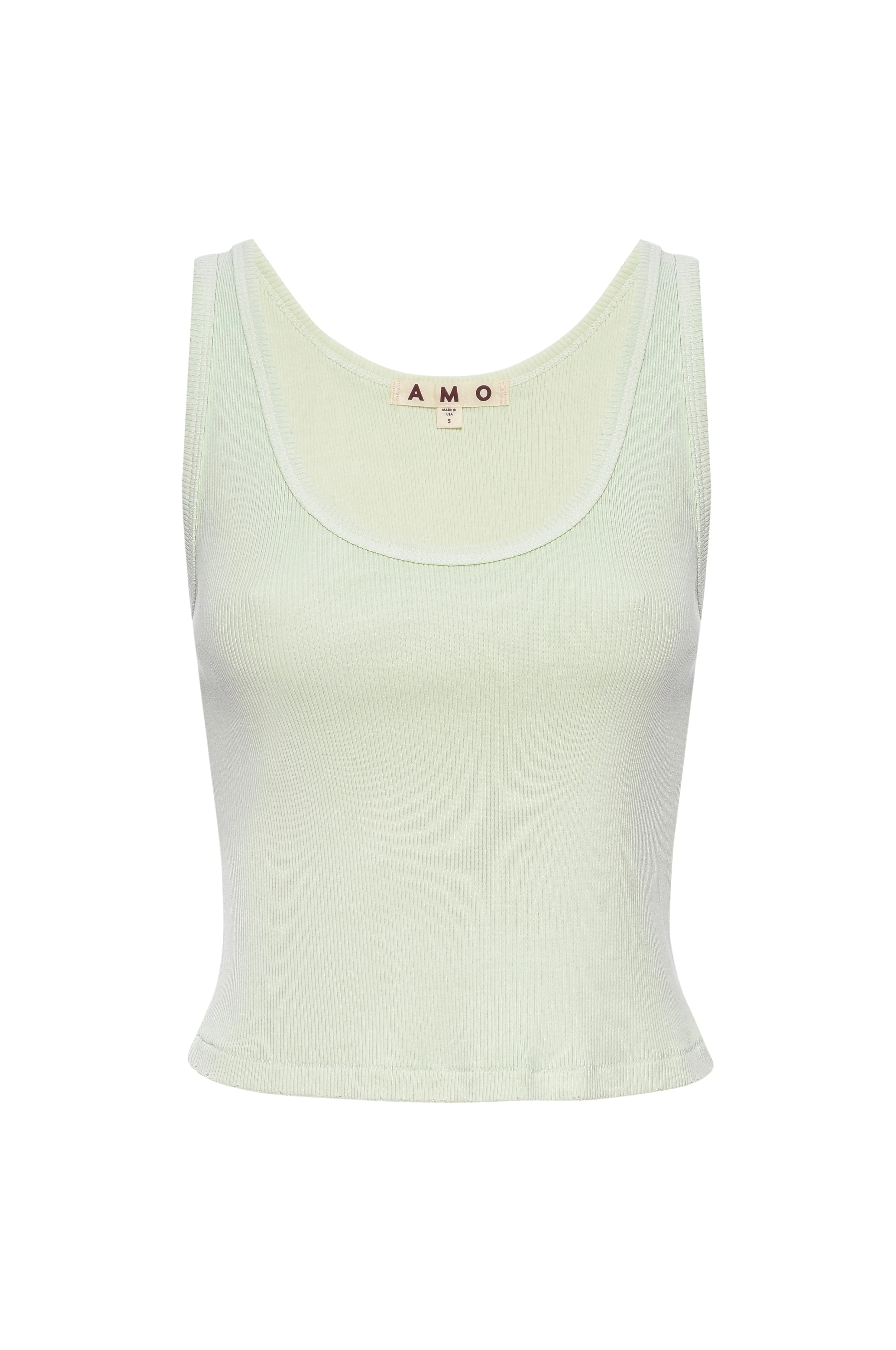 Crop Rib Tank sold by AMO product image thumbnail 2