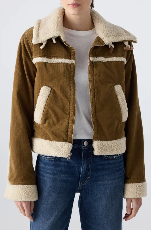 Betty Cord Shearling Jacket sold by AMO