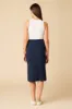 Vindy Paris Rib Skirt - Ocean sold by Amour Vert