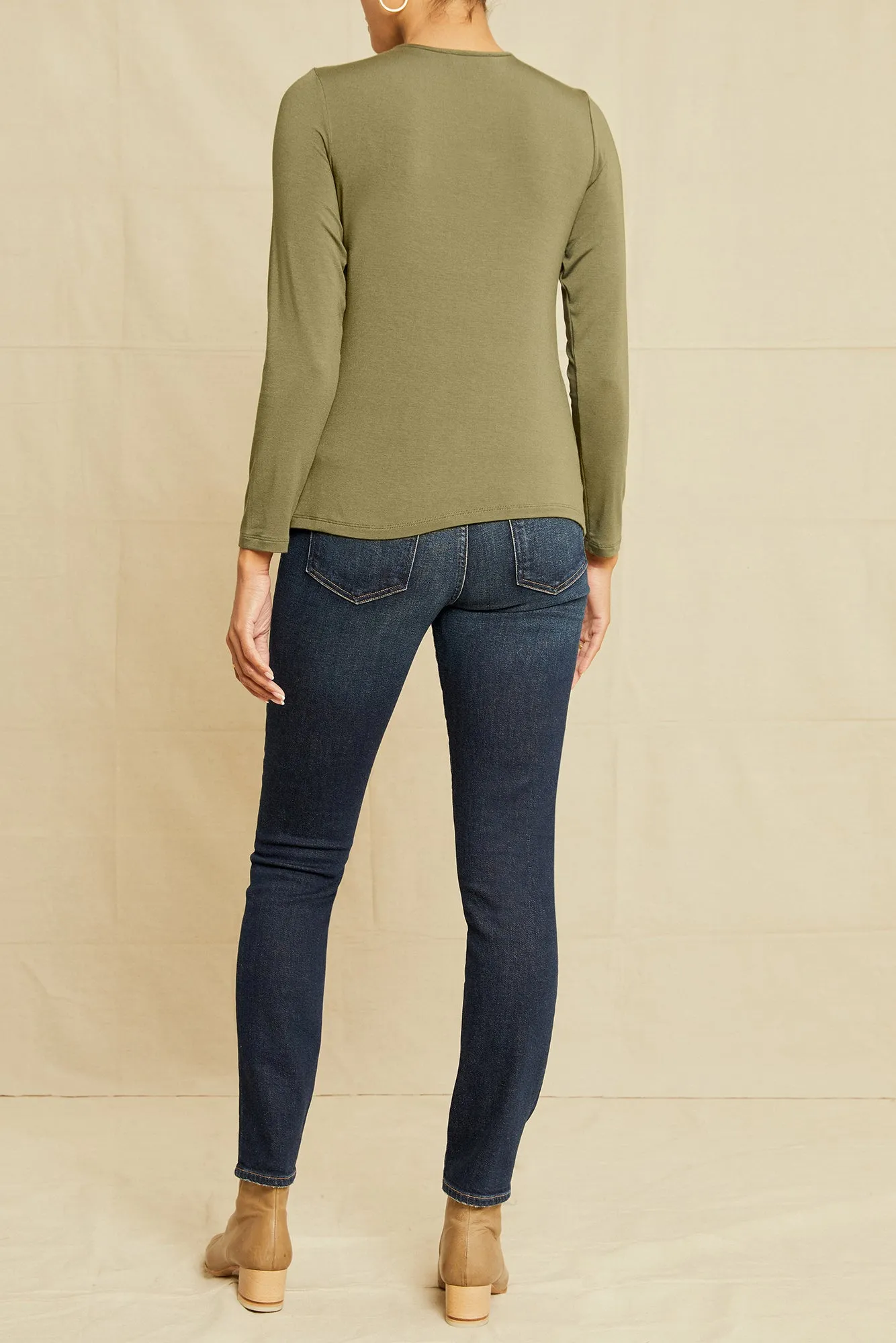 Petra Modal Top - Vine - ReAmour sold by Amour Vert product image thumbnail 3