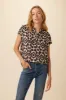Renata Ecovero Blouse - Ink Flower sold by Amour Vert