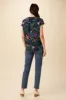 Renata Ecovero Blouse - Stella Floral Navy sold by Amour Vert