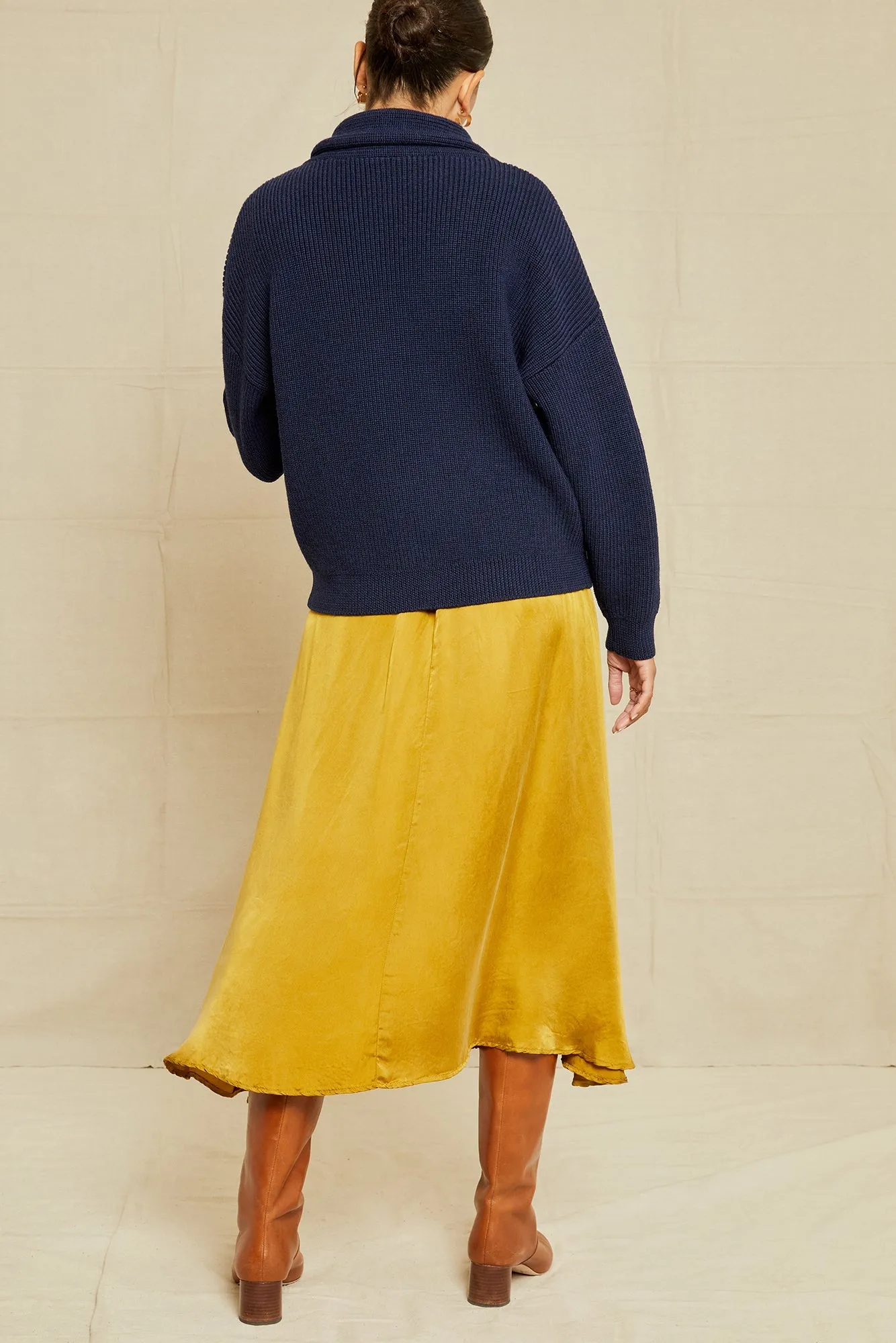 Scout Wool Cardigan - Navy sold by Amour Vert product image thumbnail 4