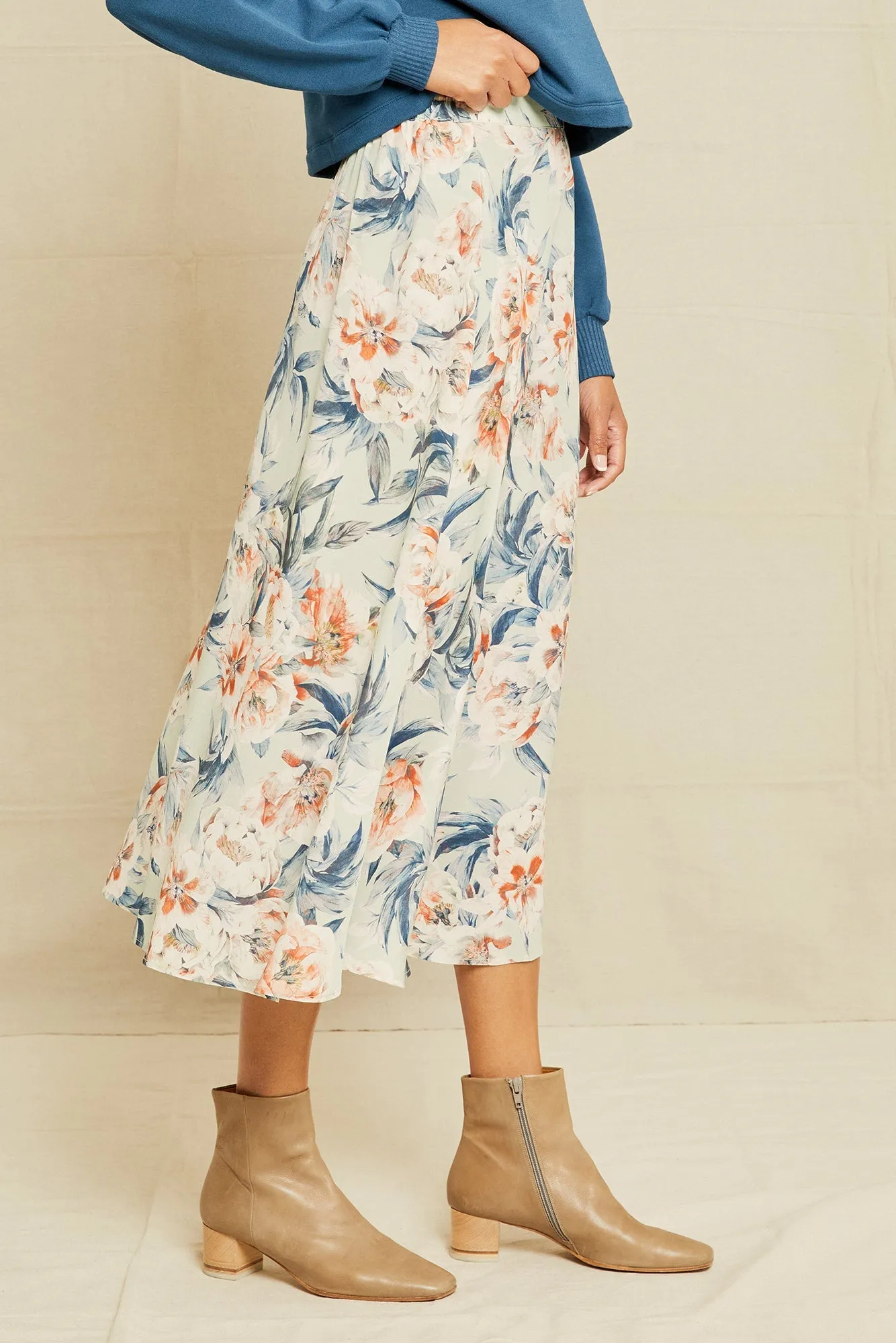 Blaze Washable Silk Skirt - Paulette Floral sold by Amour Vert product image thumbnail 2