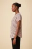 Renata Washable Silk Blouse - Valencia Dot Pink sold by Amour Vert