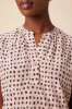 Renata Washable Silk Blouse - Valencia Dot Pink sold by Amour Vert