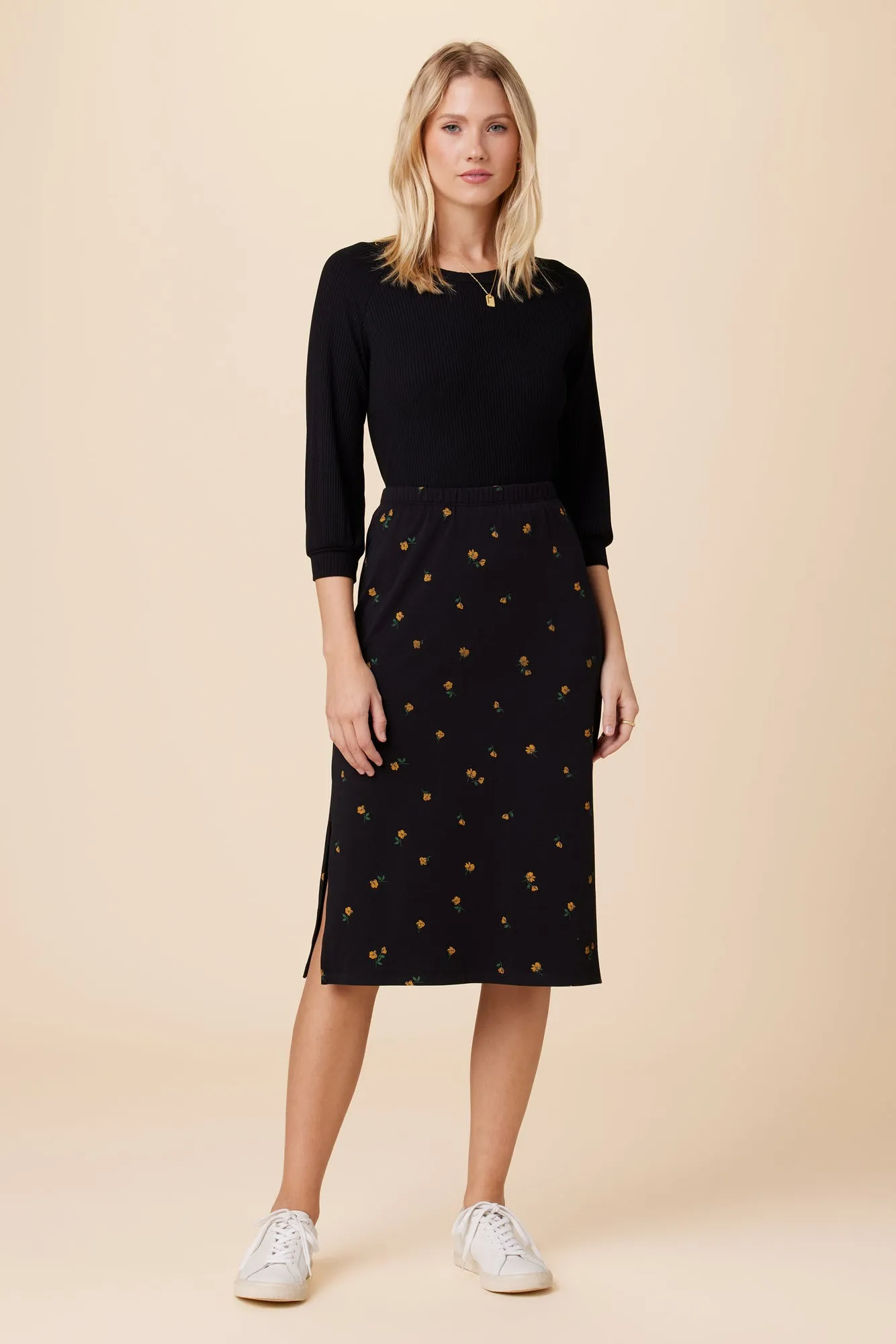 Vindy Reverie Knit Skirt - Positano sold by Amour Vert product image thumbnail 2