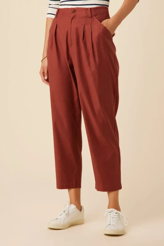 Larisa Femme Fete Pant - Rust sold by Amour Vert