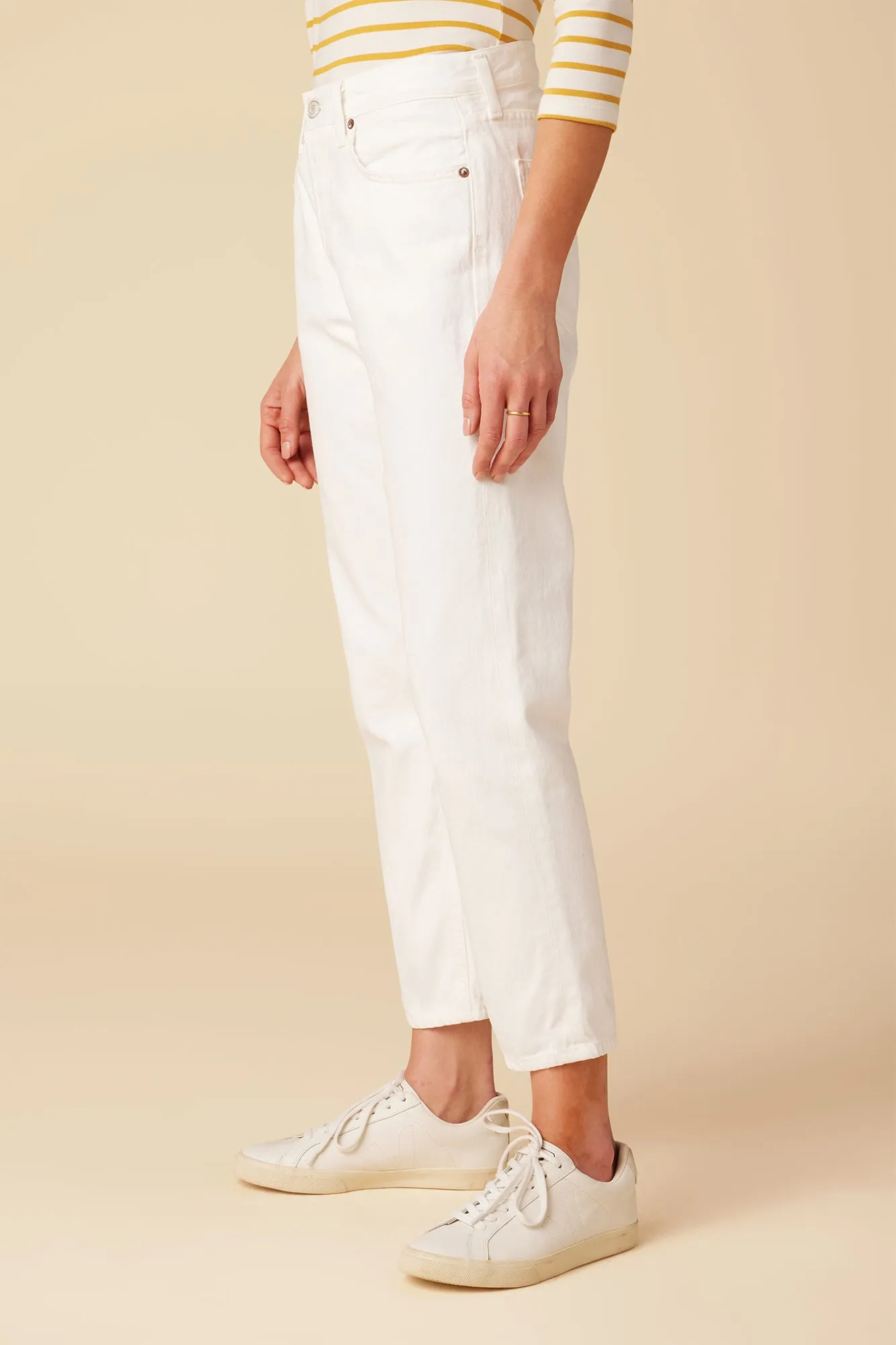 AGOLDE Parker Straight Crop Jean - Milkshake sold by Amour Vert product image thumbnail 3