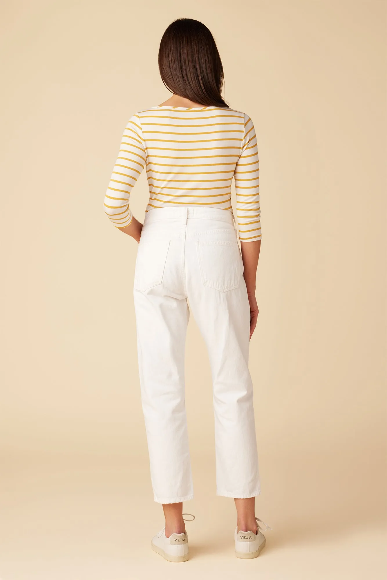 AGOLDE Parker Straight Crop Jean - Milkshake sold by Amour Vert product image thumbnail 4