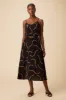 Blaze Washable Silk Skirt - Waves Caramel sold by Amour Vert