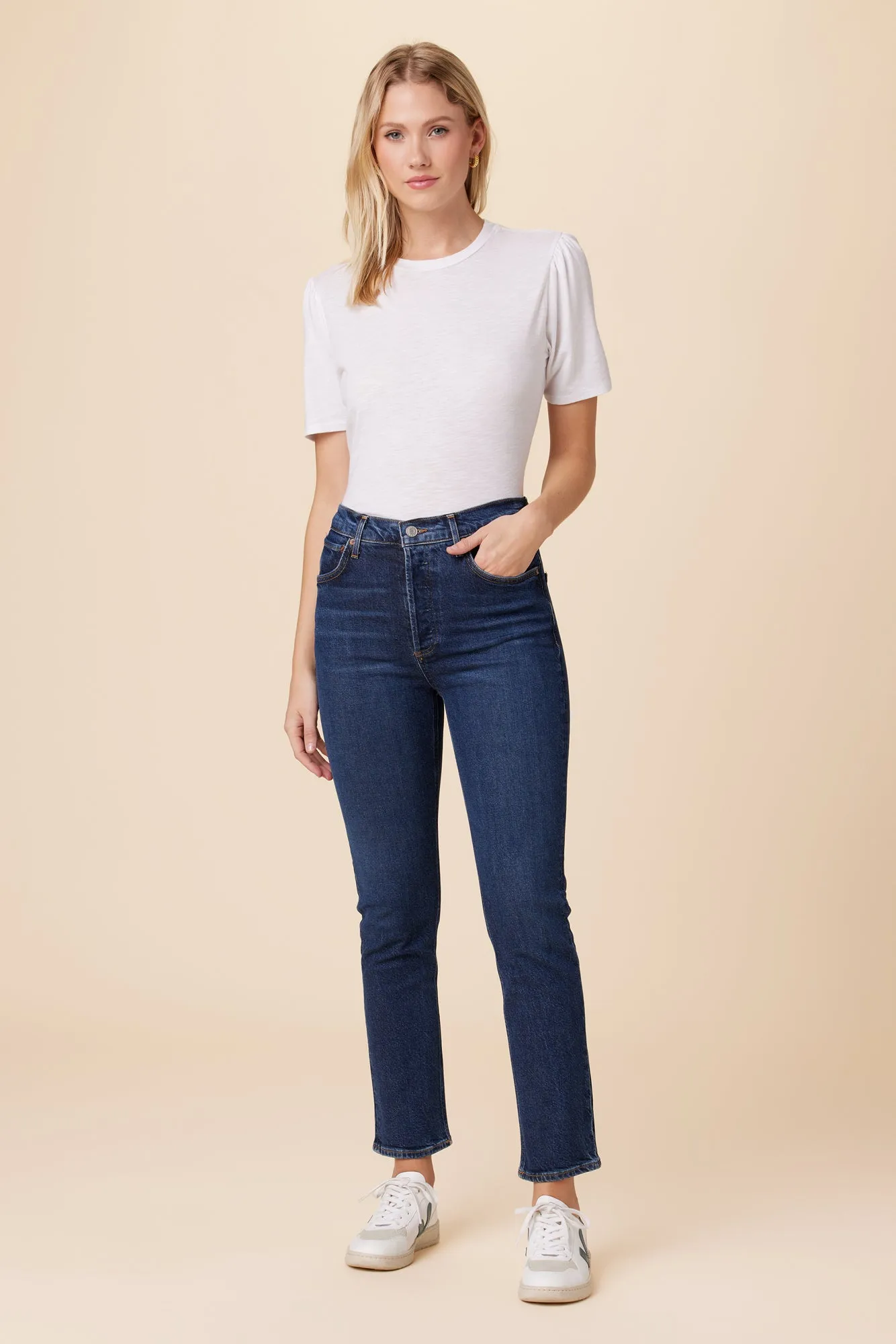 AGOLDE Riley High Rise Straight Long Jean - Divided sold by Amour Vert product image thumbnail 2