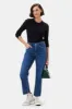 AGOLDE Kye Mid Rise Straight Crop Jean - Mirage sold by Amour Vert