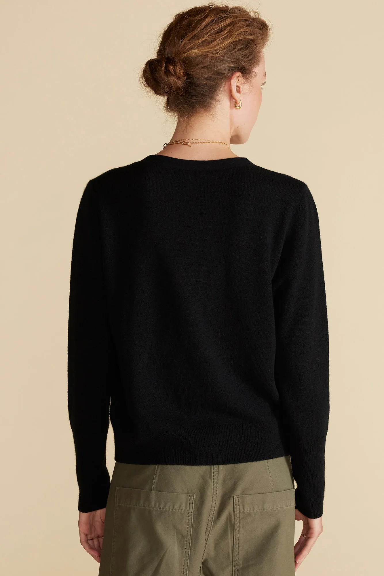 Mason Cashmere Cardigan - Black sold by Amour Vert product image thumbnail 4