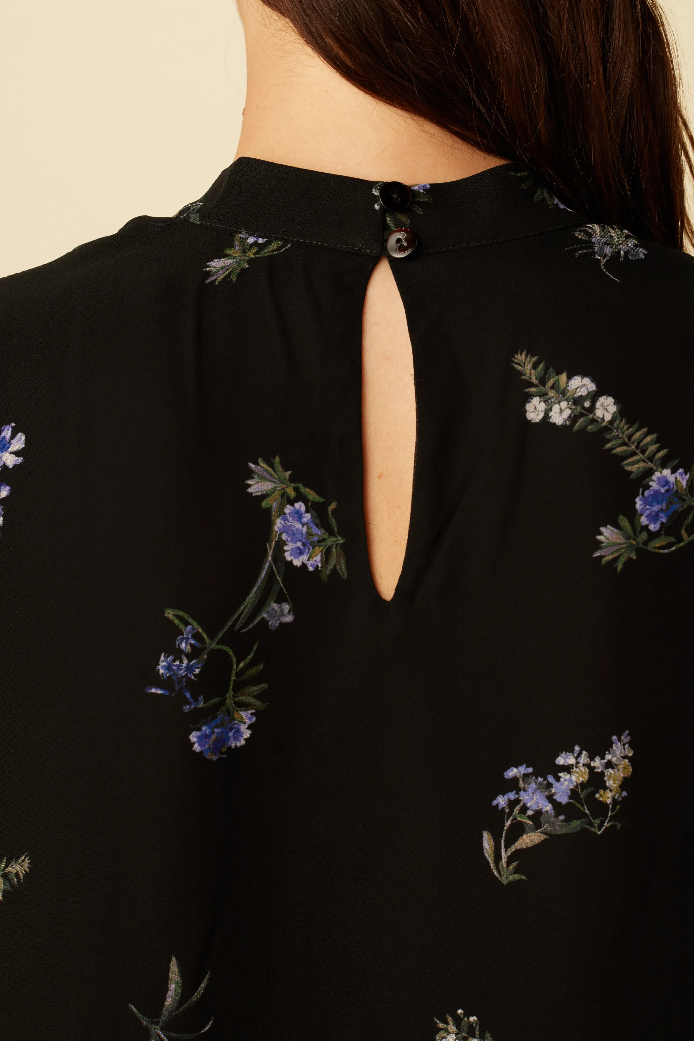 Jeanne Chiffon Blouse - Nahlia Floral sold by Amour Vert product image thumbnail 5