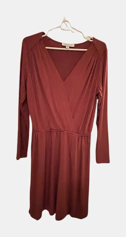 Kyla Faux Wrap Dress - Spice - ReAmour sold by Amour Vert