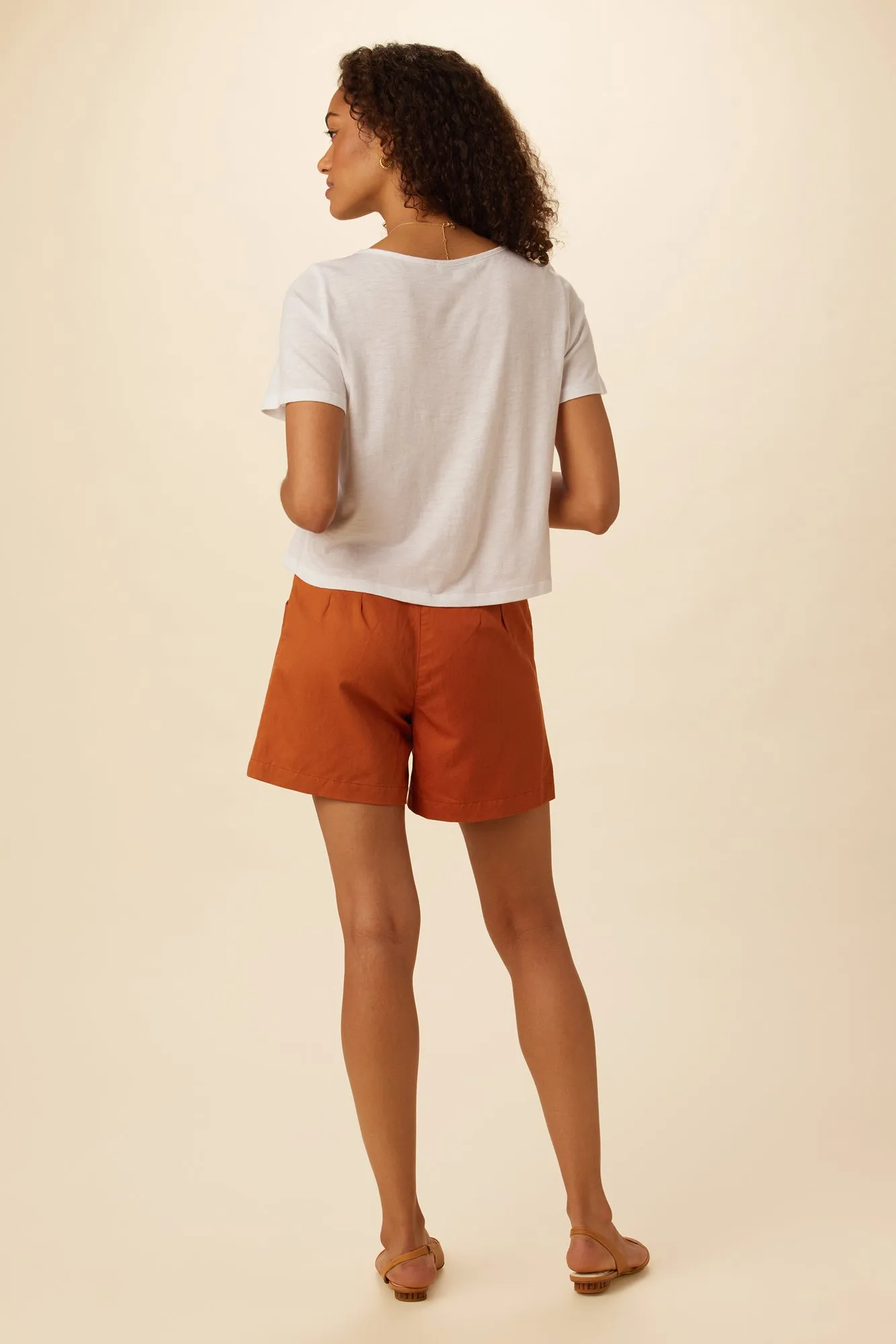 Roxie Reverie Slub Tee - White sold by Amour Vert product image thumbnail 3