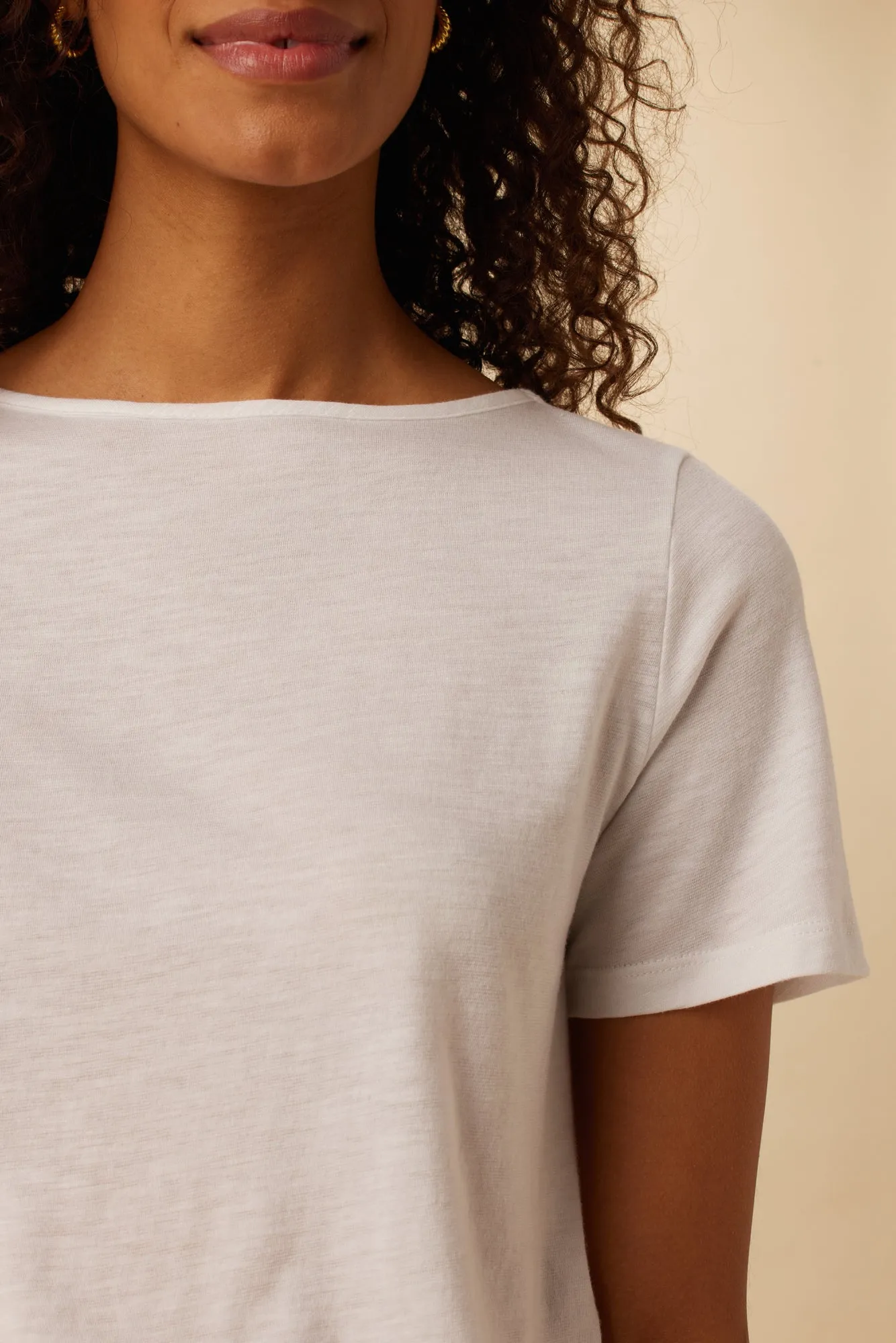 Roxie Reverie Slub Tee - White sold by Amour Vert product image thumbnail 4