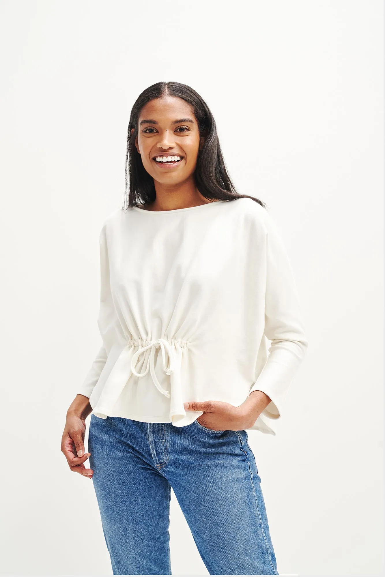 Rhea Zero-Waste Sweatshirt - Vetiver sold by Amour Vert