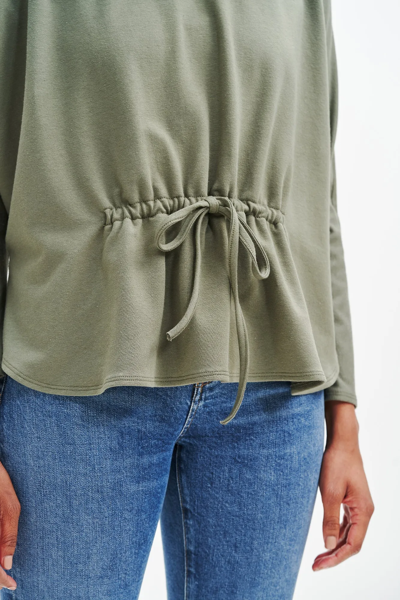 Rhea Zero-Waste Sweatshirt - Vetiver sold by Amour Vert product image thumbnail 5