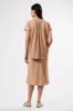 Renata Stretch Silk Blouse - Biscotti sold by Amour Vert