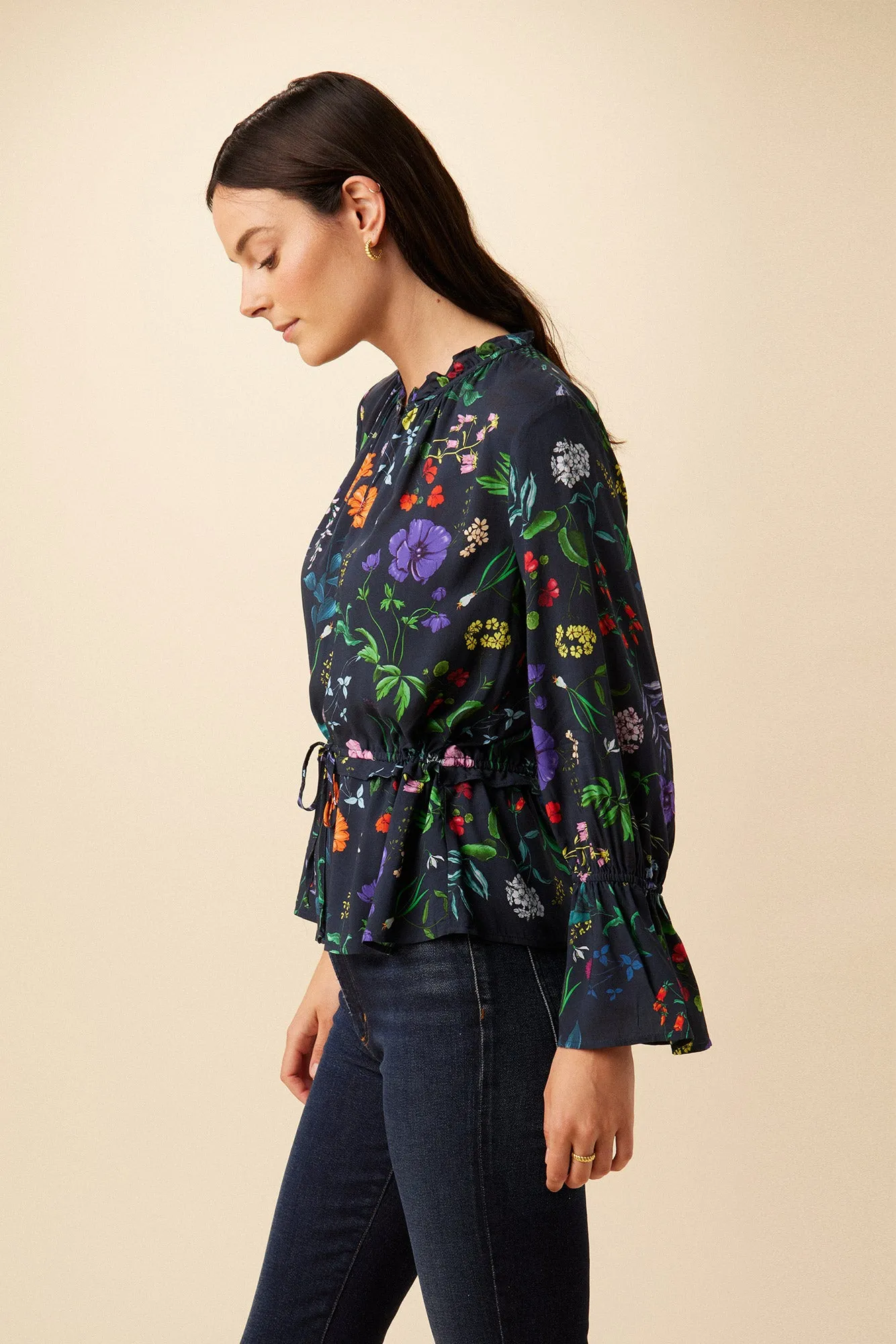 Paige Ecovero Blouse - Stella Floral Navy sold by Amour Vert product image thumbnail 2