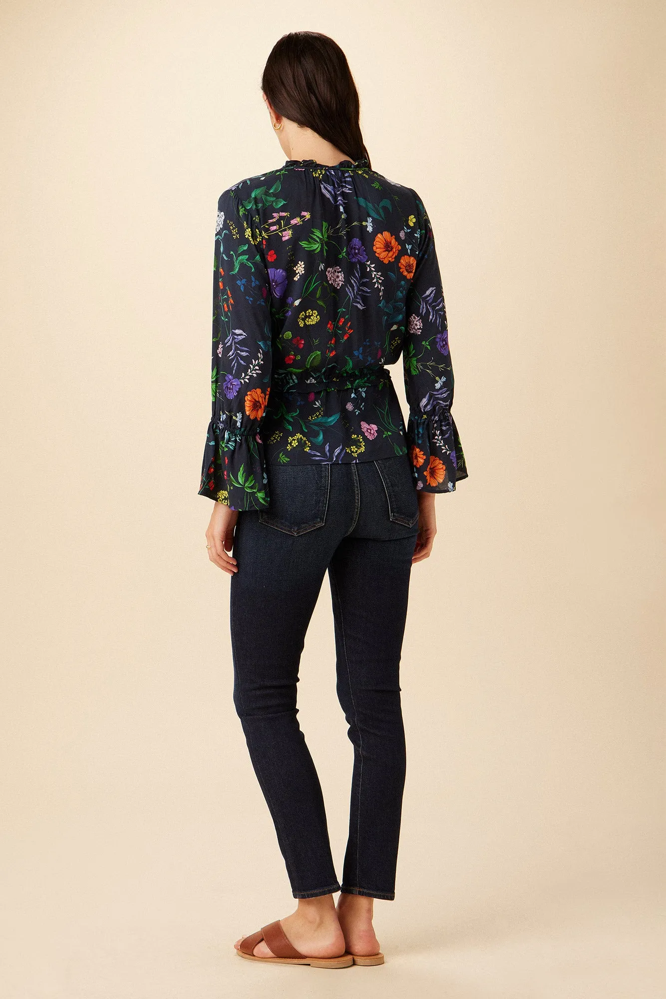 Paige Ecovero Blouse - Stella Floral Navy sold by Amour Vert product image thumbnail 3