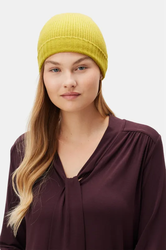 Colby Cashmere Beanie - Pistachio sold by Amour Vert