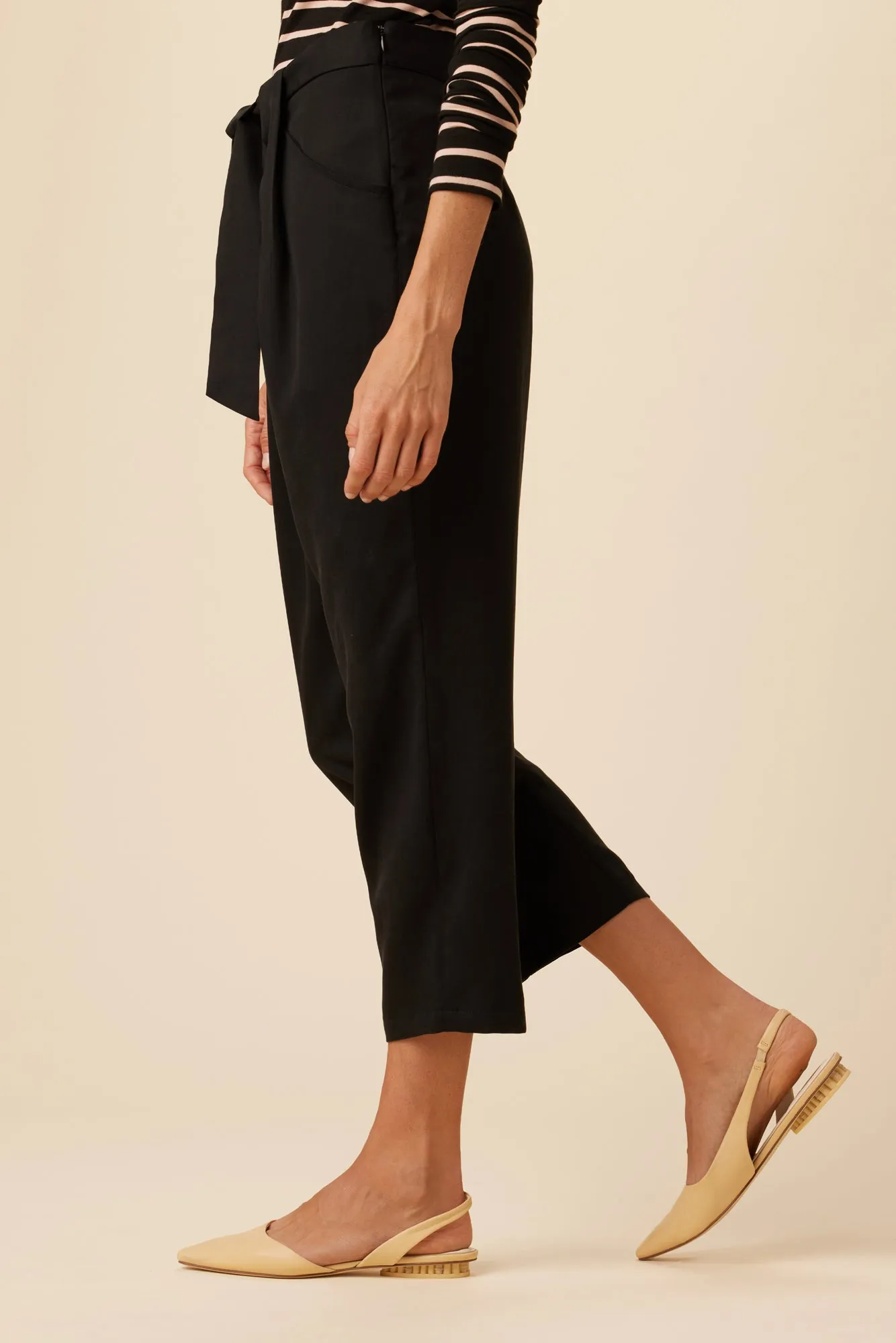 Anissa TENCEL™ Twill Pant - Black sold by Amour Vert product image thumbnail 3