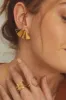SOKO Fuliwa Climber Stud Earrings - Gold sold by Amour Vert