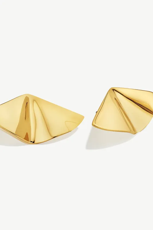 SOKO Fuliwa Climber Stud Earrings - Gold sold by Amour Vert
