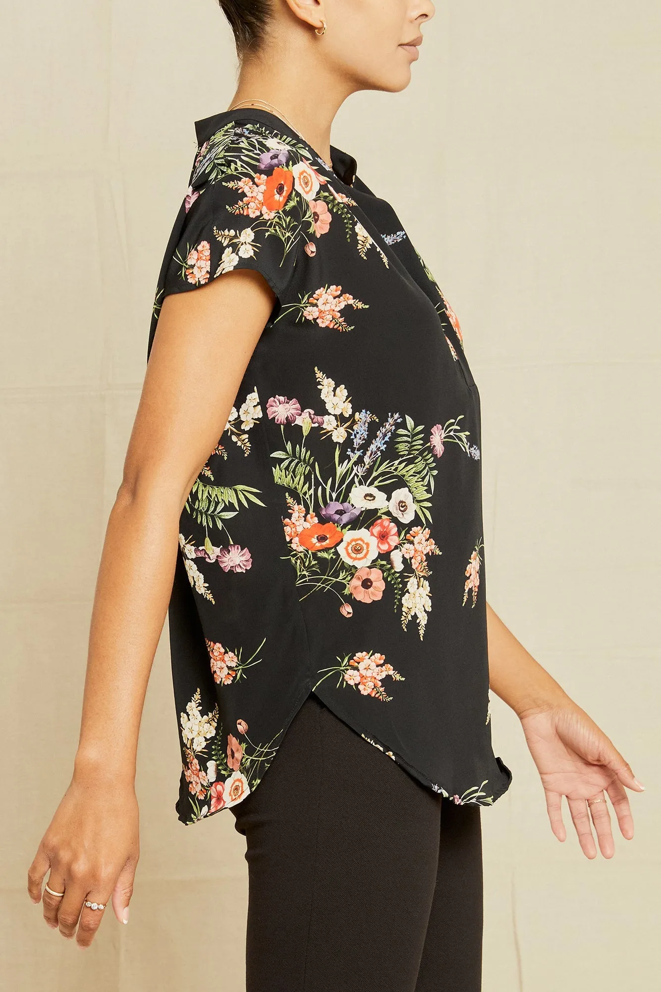 Renata Washable Silk Blouse - Treviso Floral sold by Amour Vert product image thumbnail 2