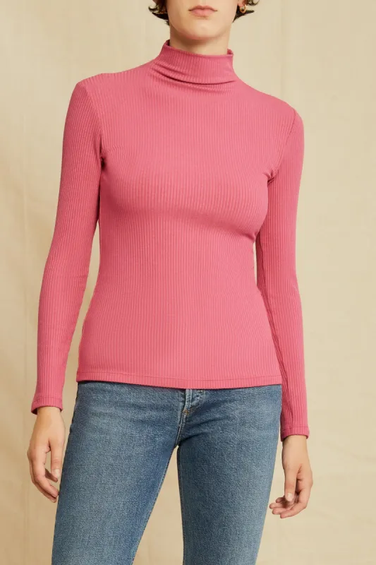 Lux Paris Rib Turtleneck - Stargazer sold by Amour Vert