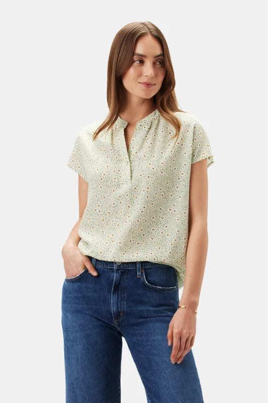 Renata Washable Silk Blouse - Jane Opal sold by Amour Vert