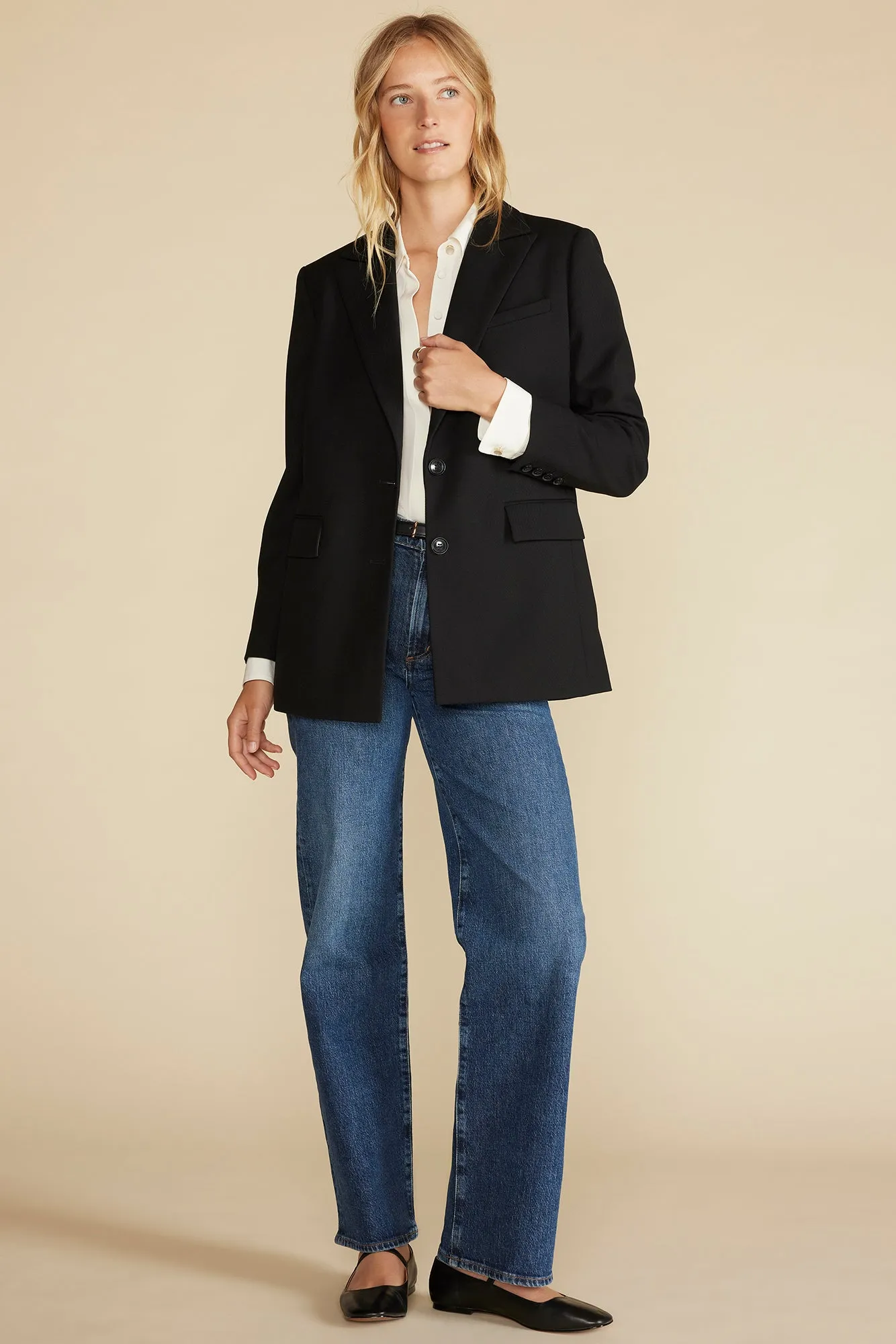 Bixby Washable Silk Blouse - Ivory sold by Amour Vert product image thumbnail 5