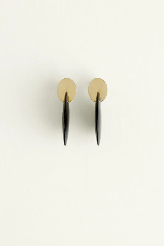 SOKO Groved Contrast Earring sold by Amour Vert