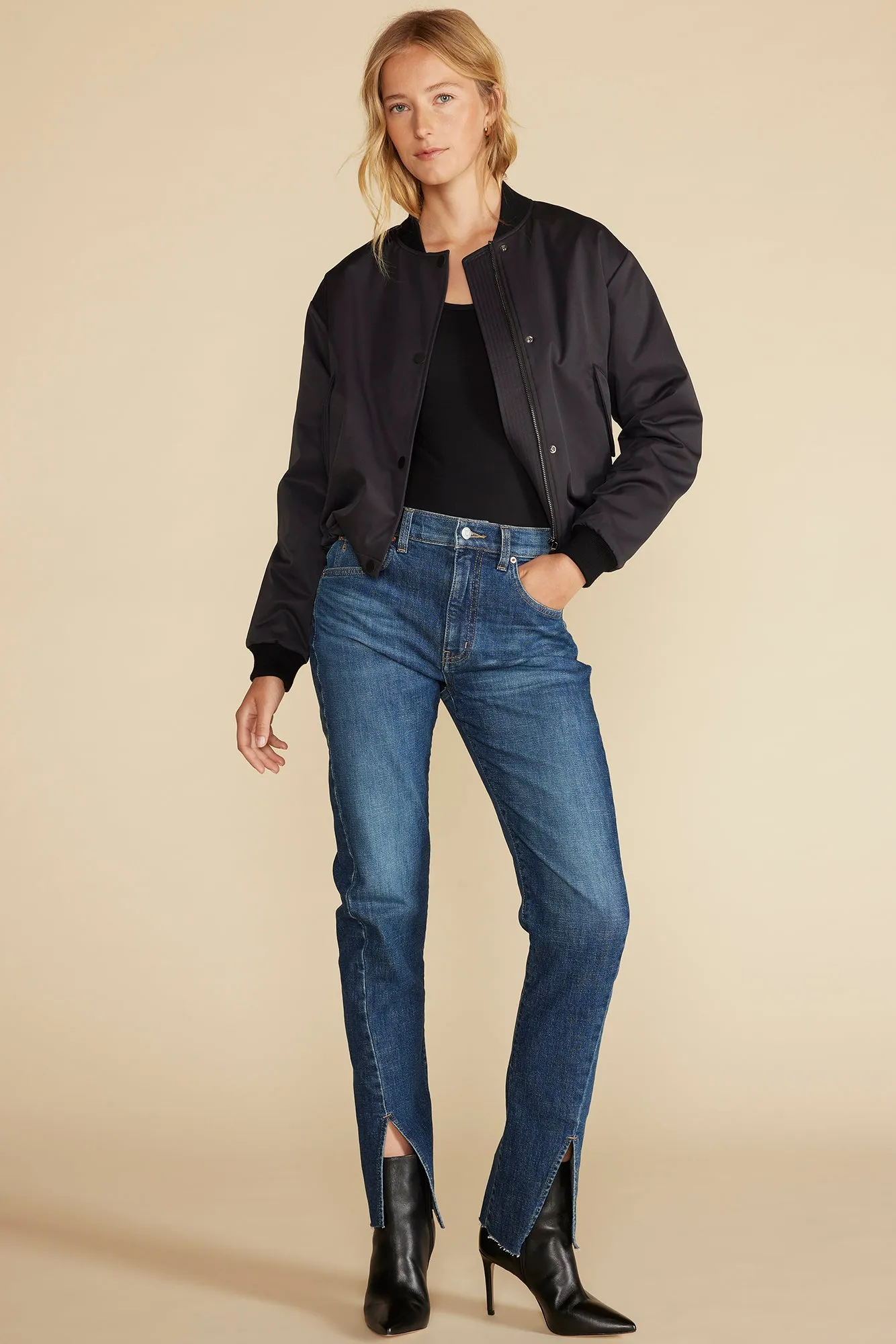 Elea Bamboo Knit Bodysuit - Black sold by Amour Vert product image thumbnail 5