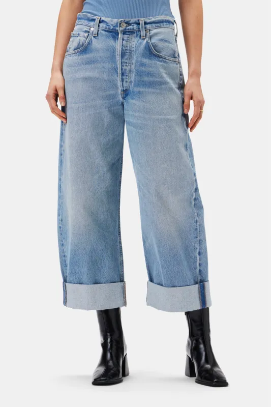 Citizens of Humanity Ayla Baggy Cuffed Crop Jean - Gemini sold by Amour Vert
