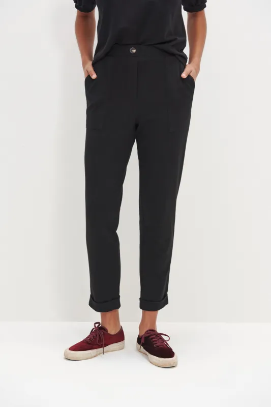 Wyatt Reverie Terry Pant - Black sold by Amour Vert