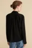 Bixby Washable Silk Blouse - Black sold by Amour Vert