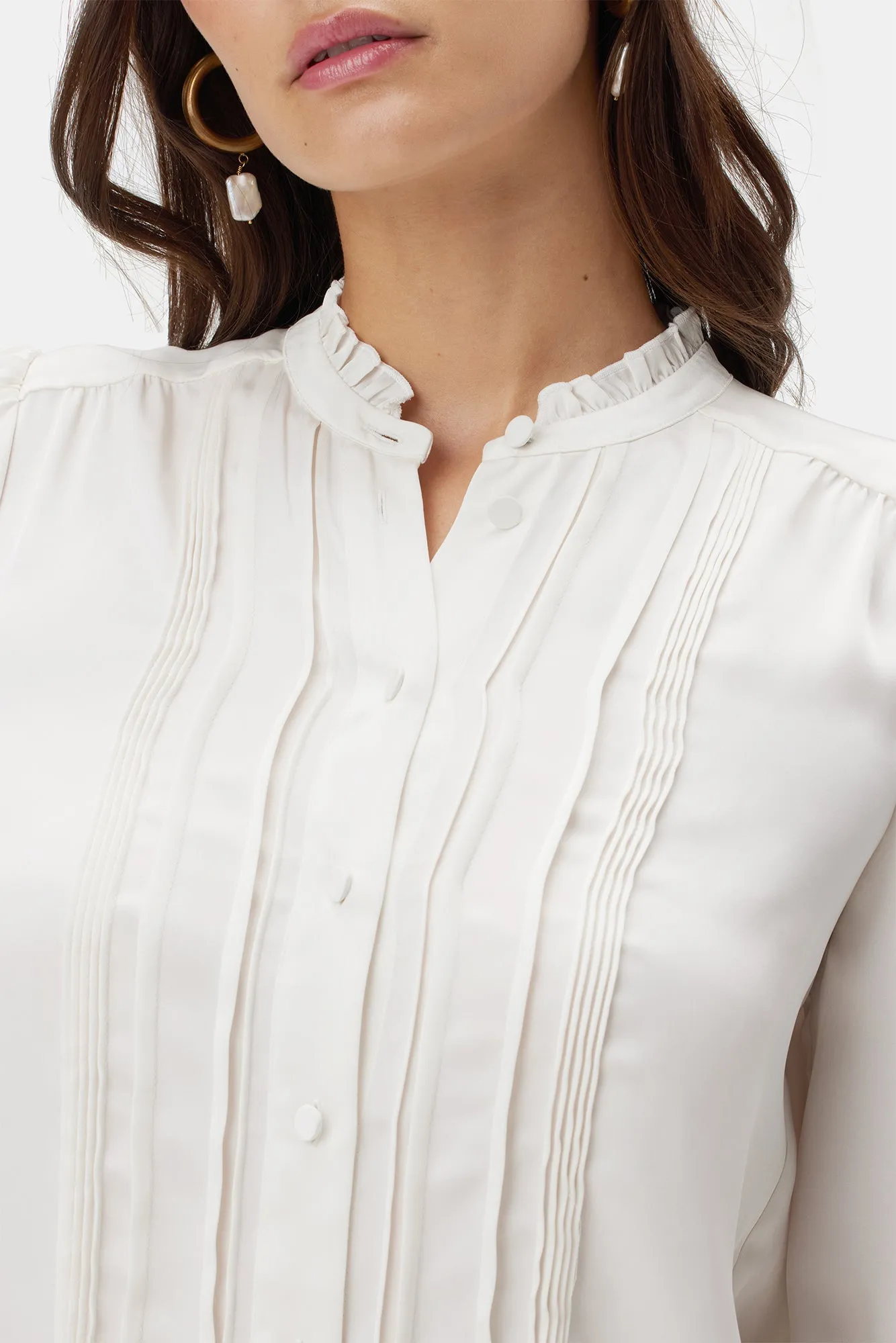 Charlotte Blouse - Ivory sold by Amour Vert product image thumbnail 4