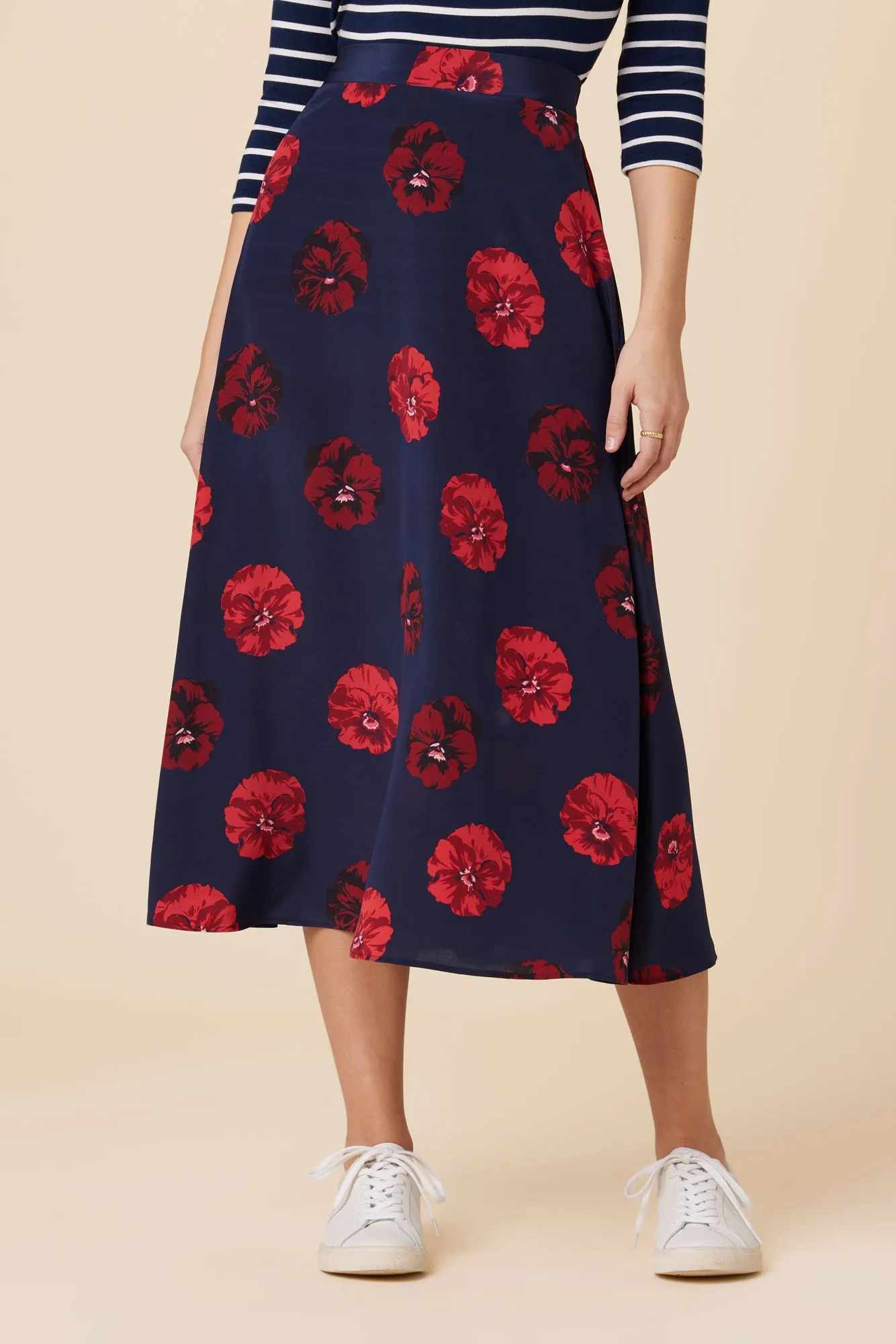 Blaze Washable Silk Skirt - Albany Floral sold by Amour Vert