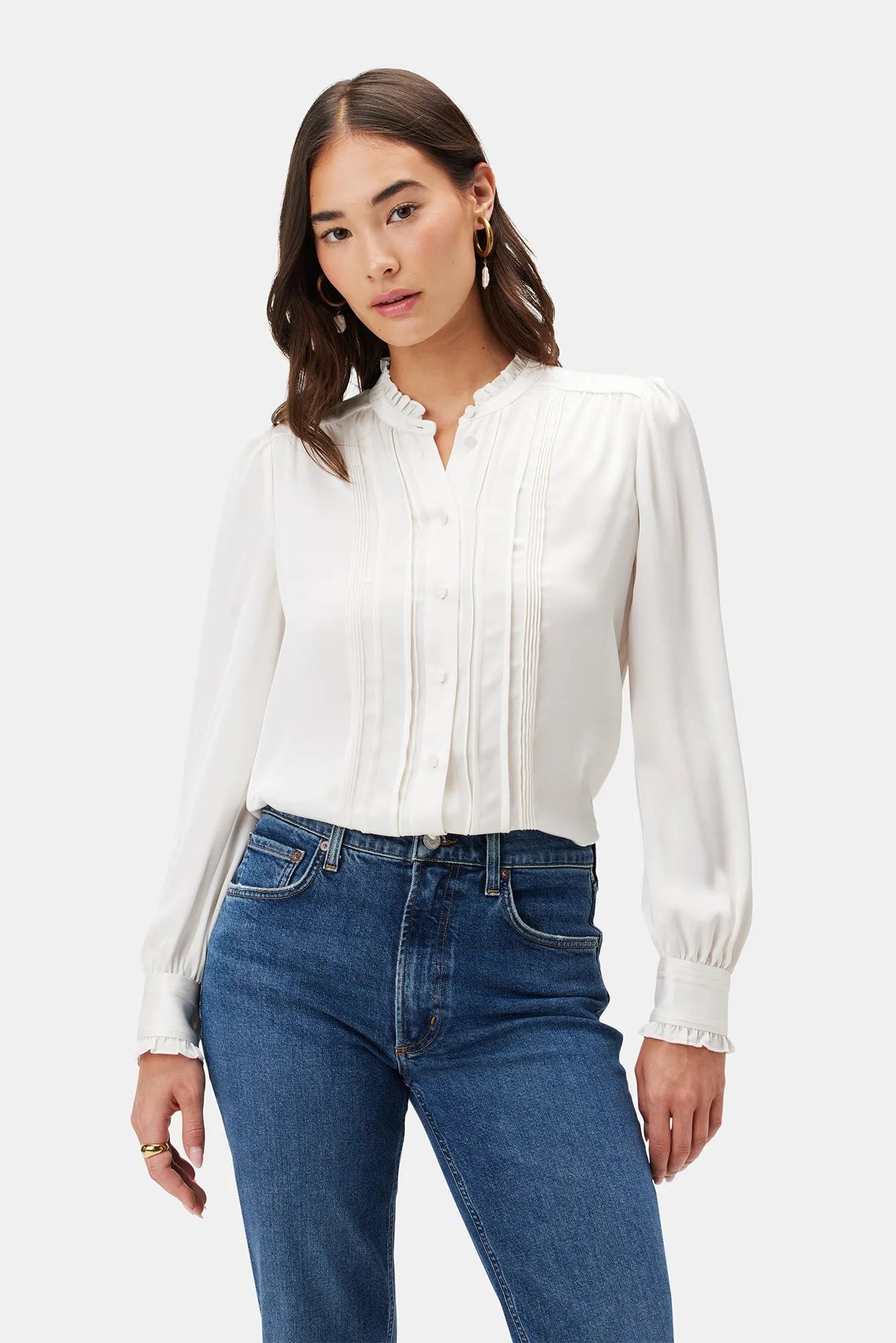 Charlotte Blouse - Ivory sold by Amour Vert