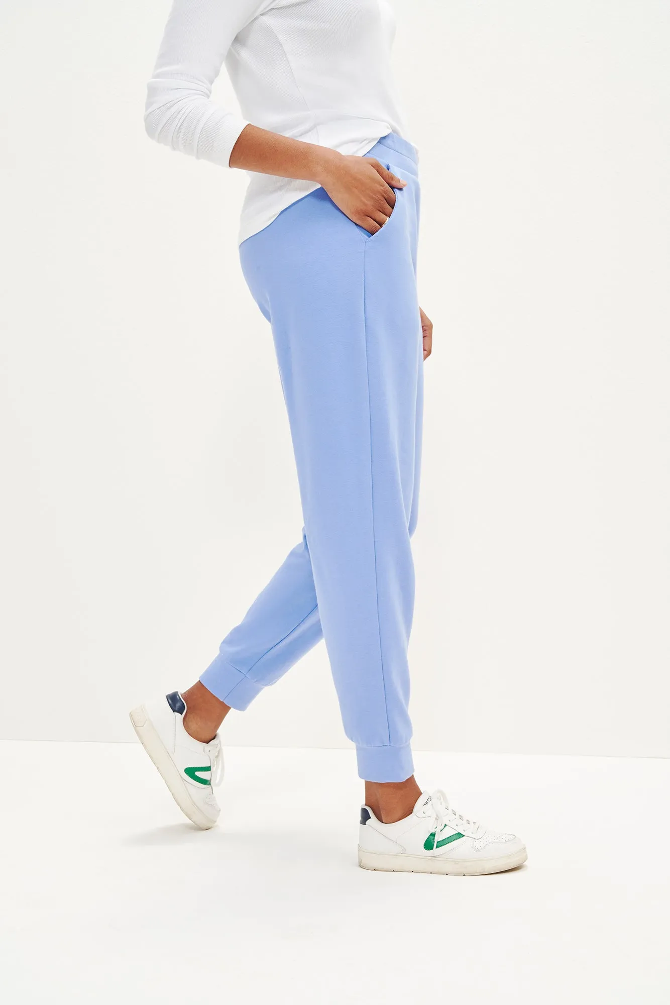 Skylar Reverie Terry Joggers - Sky sold by Amour Vert product image thumbnail 2
