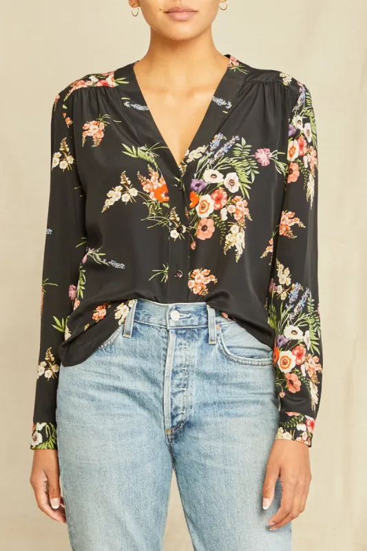 Kaya Silk Blouse - Treviso Floral sold by Amour Vert