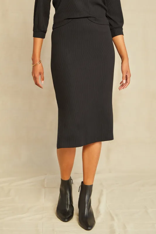 Vindy Paris Rib Skirt - ReAmour sold by Amour Vert