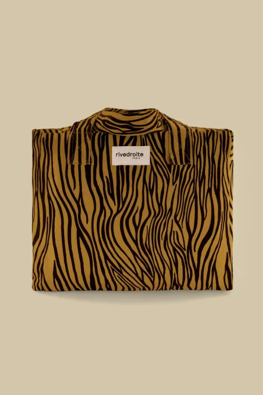 Rivedroite Célestins The 24 Hour Bag - Zebra Mustard made by Amour Vert