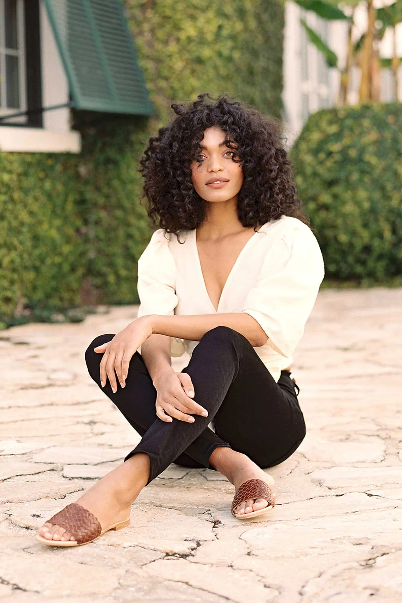 Nisolo Isla Woven Slide Sandal - Brandy sold by Amour Vert product image thumbnail 2